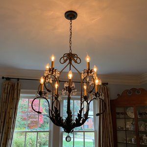 Antique Iron Chandelier